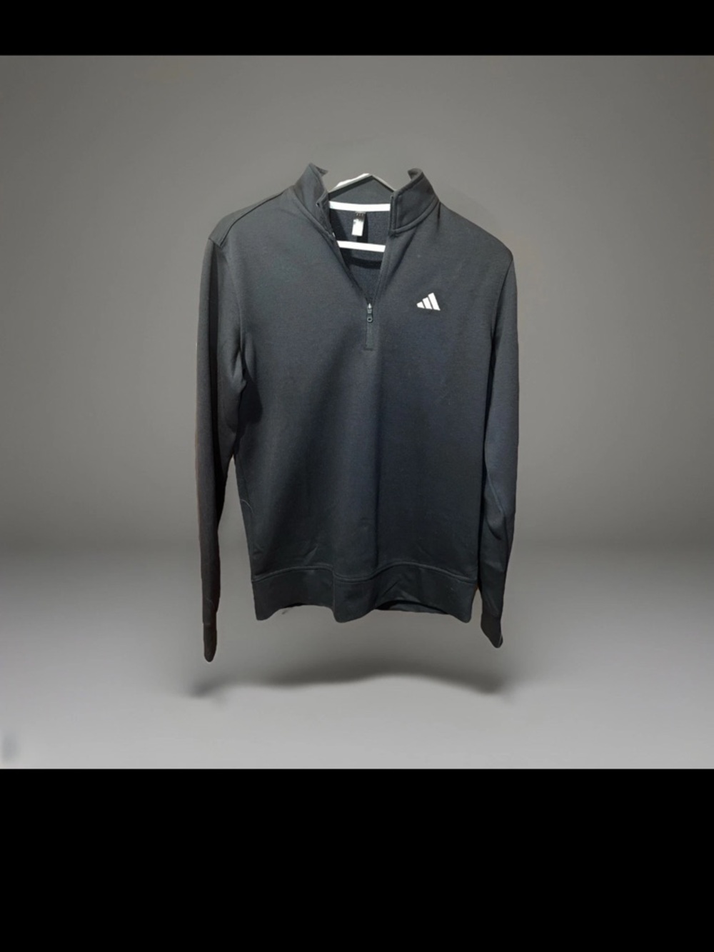 Adidas Men’s BLK Go -to 1/4 Zip S ADVOR955 MSRP $60 NWT